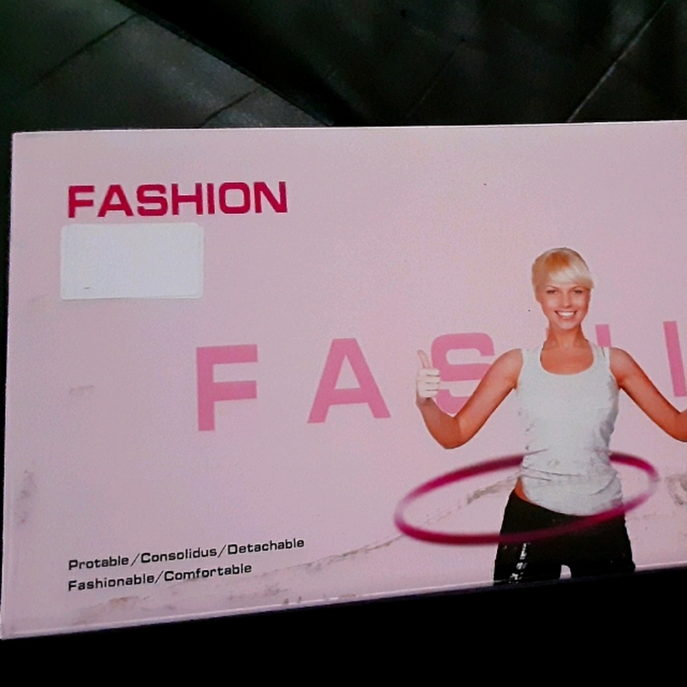 Women's portable hula hoop for yoga or weight